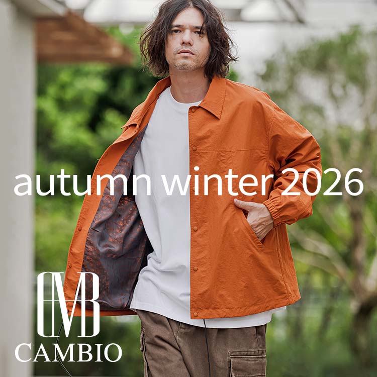 CAMBIO�i�J���r�I�j�̃V���b�v�j���[�X�u�y CAMBIO �zautumn winter collection 2026 vol.8�v
