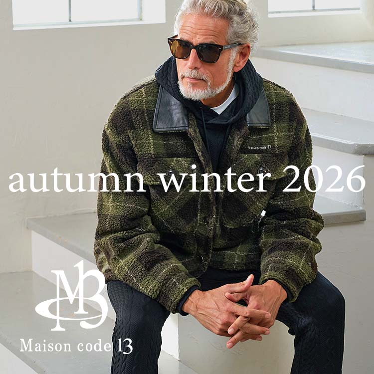 CAMBIO�i�J���r�I�j�̃V���b�v�j���[�X�u�y Maison code 13 �zautumn winter collection 2026�v