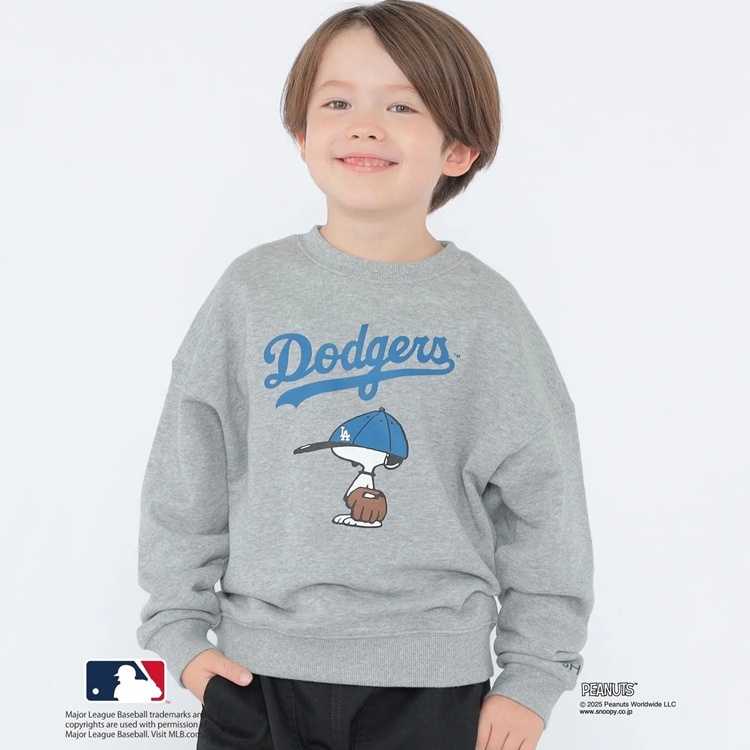 新品SHIPS PEANUTS ロサンゼルス・ドジャース スウェット XXL SHIPS KIDS:130～170cm / スヌーピー×MLB スウェット（スウェット