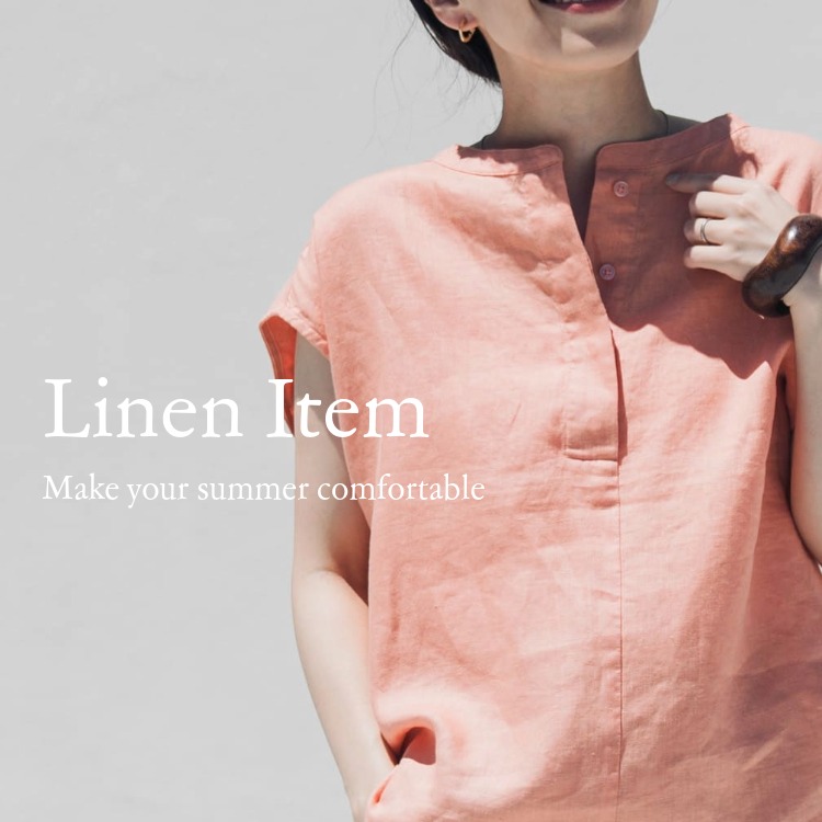 リネンフレンチスリーブドロストブラウス（シャツ/ブラウス）｜URBAN