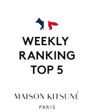 Maison Kitsune メゾンキツネのトピックス Ranking 先週の人気ランキングtop5 Zozotown