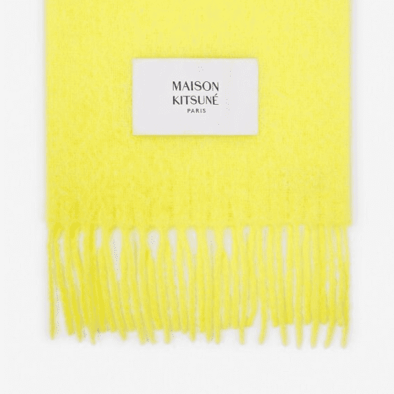 BOLD FOX HEAD PATCH SCARF（マフラー）｜Maison Kitsune（メゾン