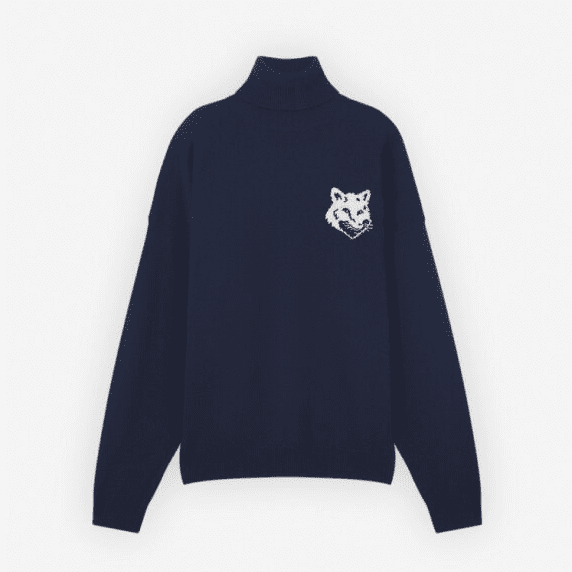 MERINOS R-NECK FOX HEAD PATCH（ニット/セーター）｜Maison Kitsune