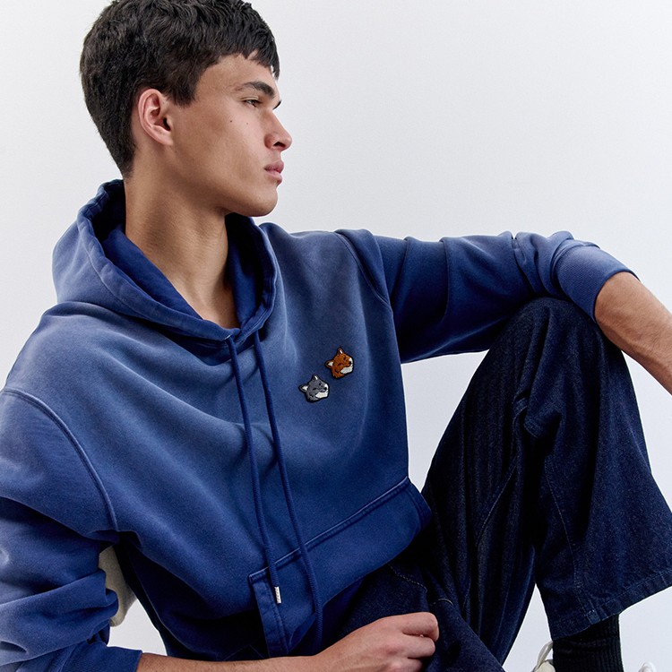 Maison Kitsune�i���]���L�c�l�j�̃V���b�v�j���[�X�u�yMAISON KITSUNE�z�u�����h�̃A�C�R���_�u���t�H�b�N�X�v