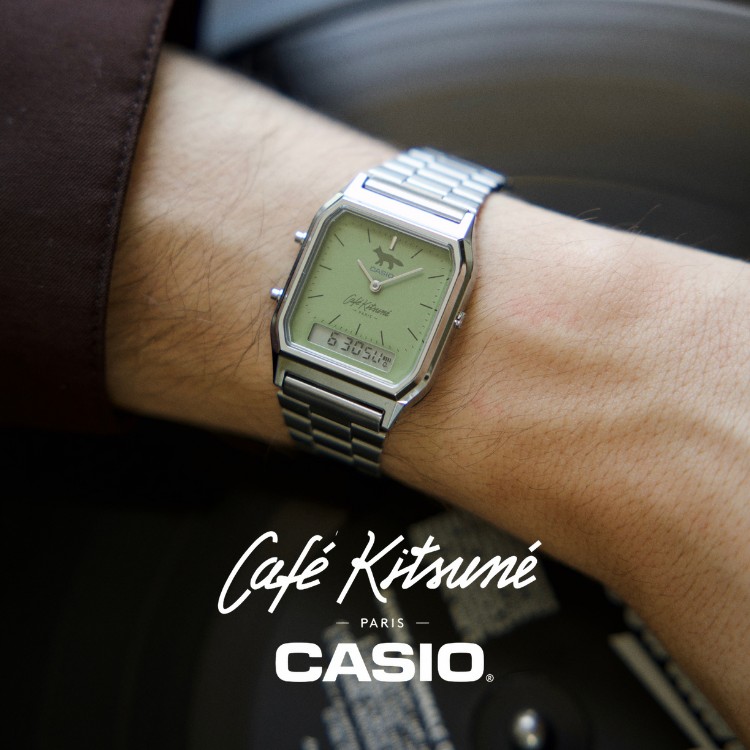 Maison Kitsune�i���]���L�c�l�j�̃V���b�v�j���[�X�uCafe Kitsune × CASIO�v