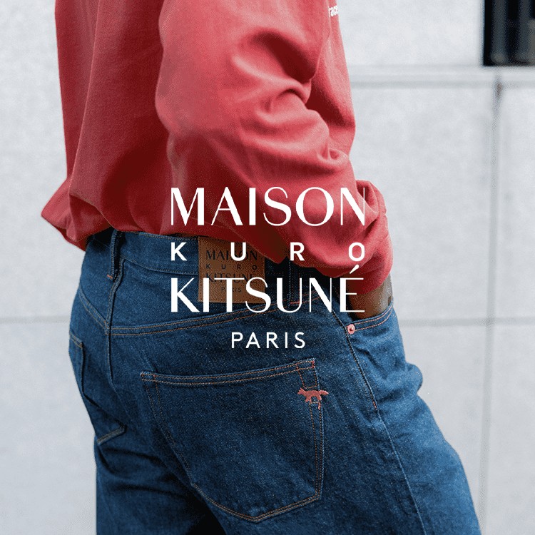 Maison Kitsune�i���]���L�c�l�j�̃V���b�v�j���[�X�uMaison Kitsune × KURO�v