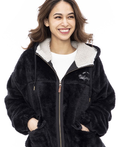 BILLABONG レディース MOUTON HOODED COAT ジャケット 【2023年秋冬