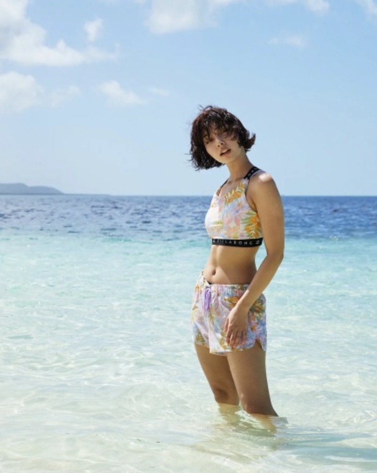 セール】BILLABONG レディース UTILITY BRA CUP RIB TANK サーフ