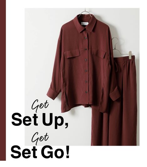 Azul By Moussy アズールバイマウジーのトピックス Azul By Moussy 秋を楽しむセットアップでワントーンコーデ Zozotown