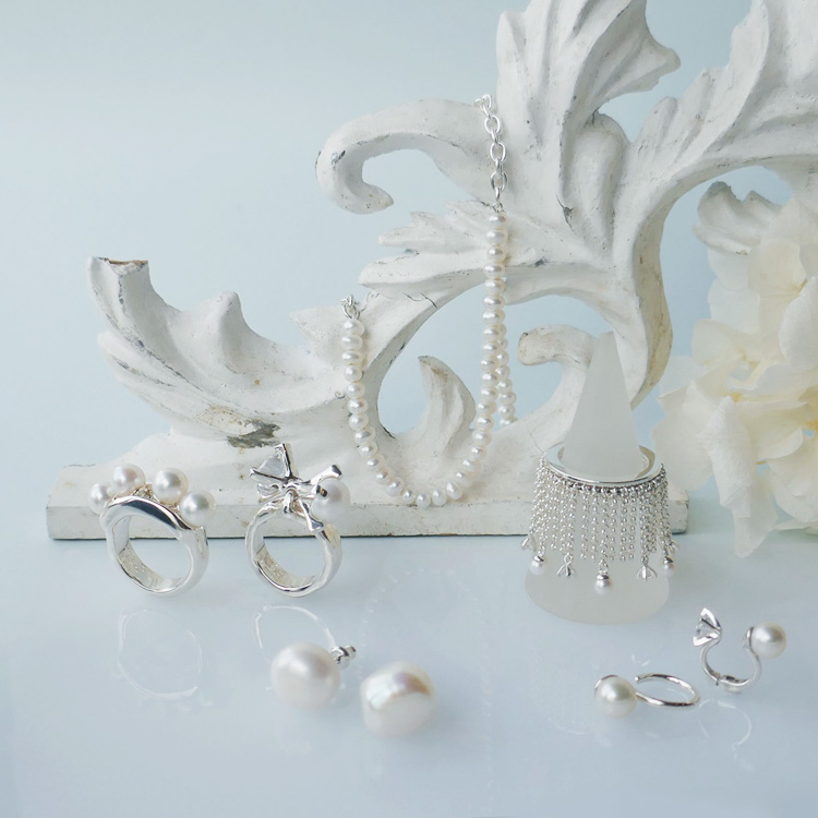 SILVER925 パールピアス/レディース/メンズ/ギフト（ピアス（片耳用