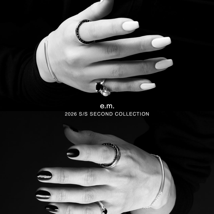 e.m.�i�C�[�G���j�̃V���b�v�j���[�X�u�ye.m.�z2026 S/S SECOND COLLECTION�v