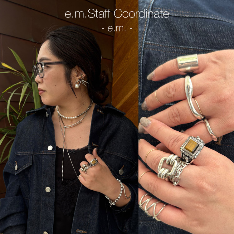 e.m.�i�C�[�G���j�̃V���b�v�j���[�X�u�ye.m.�zWomen's staff recommended jewelry coordinate�v