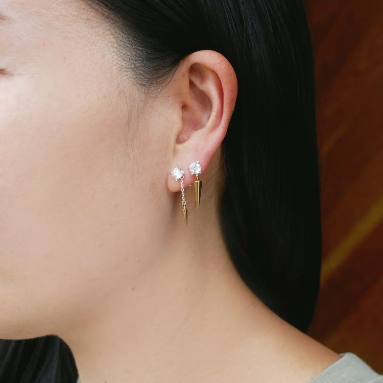 SILVER925パールブーケピアス/レディース/メンズ/ギフト（ピアス（片耳
