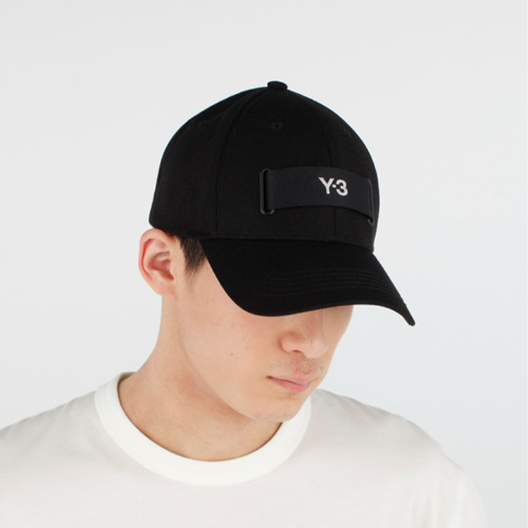 LサイズですY-3 ワイスリー WEBBING CAP/ウェビングバンドロゴ