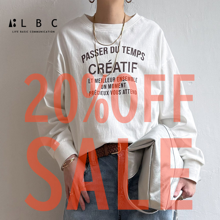 Lbc with Life�i�G���r�[�V�[ �E�B�Y���C�t�j�̃V���b�v�j���[�X�u�y��20%OFF��GW�Z�[���z�R�b�g�����S�I�[�o�[�T�C�Y�g���[�i�[TEE�v
