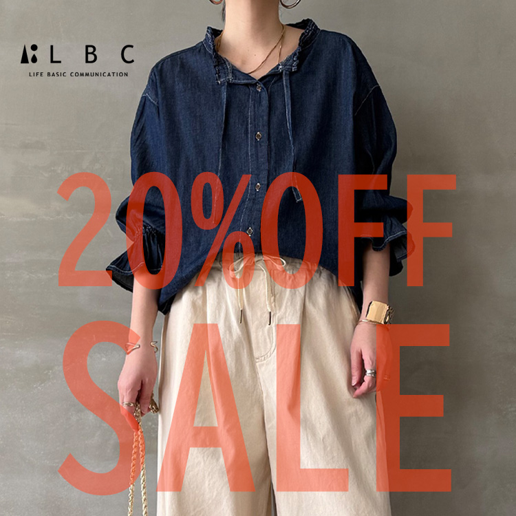 Lbc with Life�i�G���r�[�V�[ �E�B�Y���C�t�j�̃V���b�v�j���[�X�u�y��GW�Z�[����20%OFF���z�f�j���R�b�g���V���[�����O�u���E�X�v