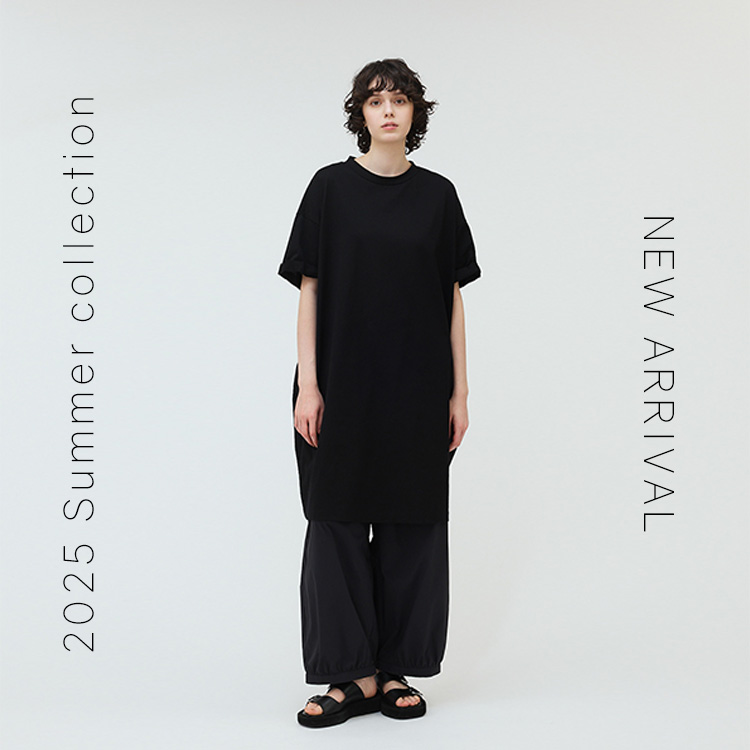 mizuiro ind クルーネックワイドチュニック（Tシャツ/カットソー