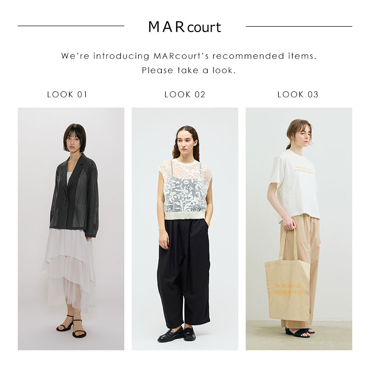 MARcourt�i�}�[�R�[�g�j�̃V���b�v�j���[�X�u�yMARcourt�zRecommended Items�v