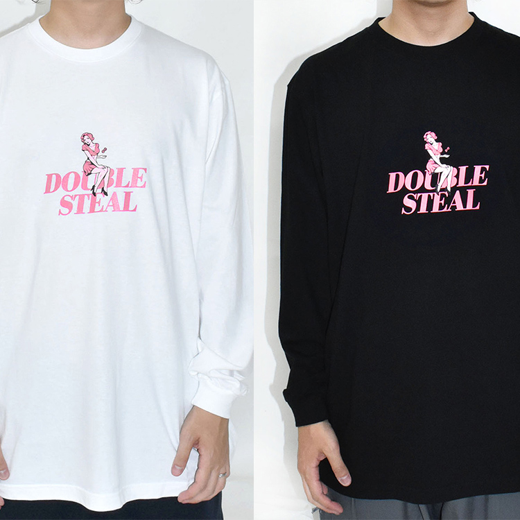 double steal コレクション dot shadow girl 長袖tシャツ