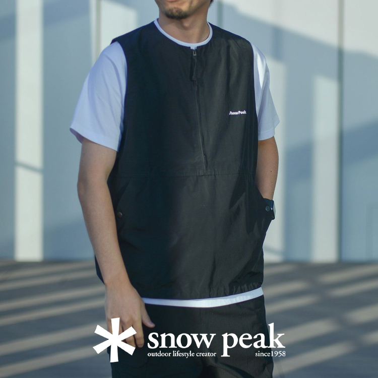 Snow Peak / Light Mountain Cloth Vest ナイロン ベスト