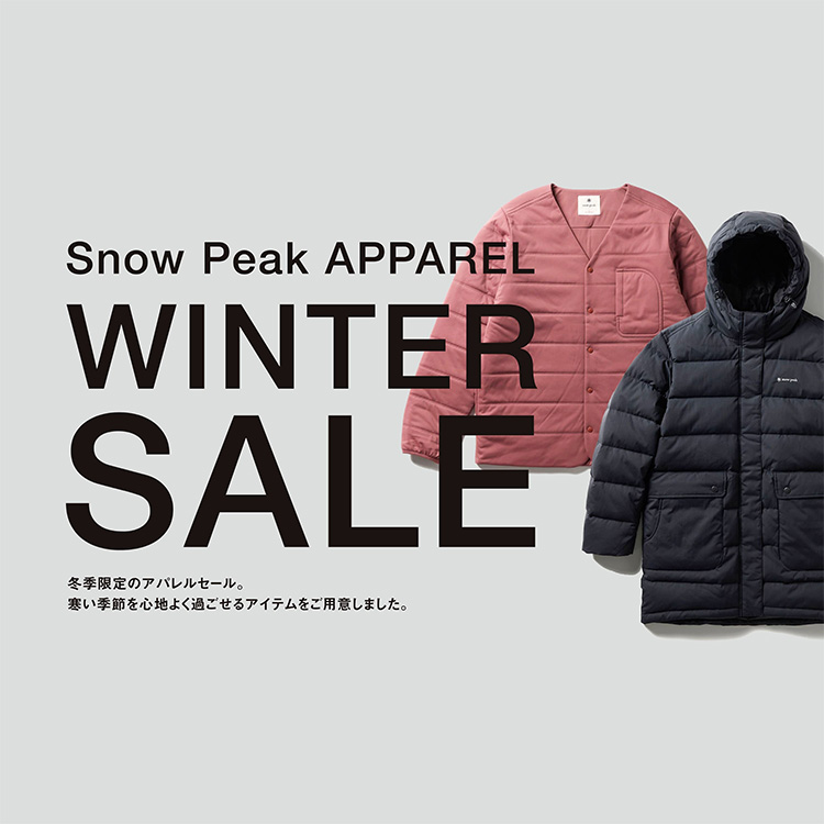 Snow Peak�i�X�m�[�s�[�N�j�̃V���b�v�j���[�X�u�ySnow Peak�z�V�[�Y���A�C�e�������ʉ��i�bWINTER SALE�J�Ò��v