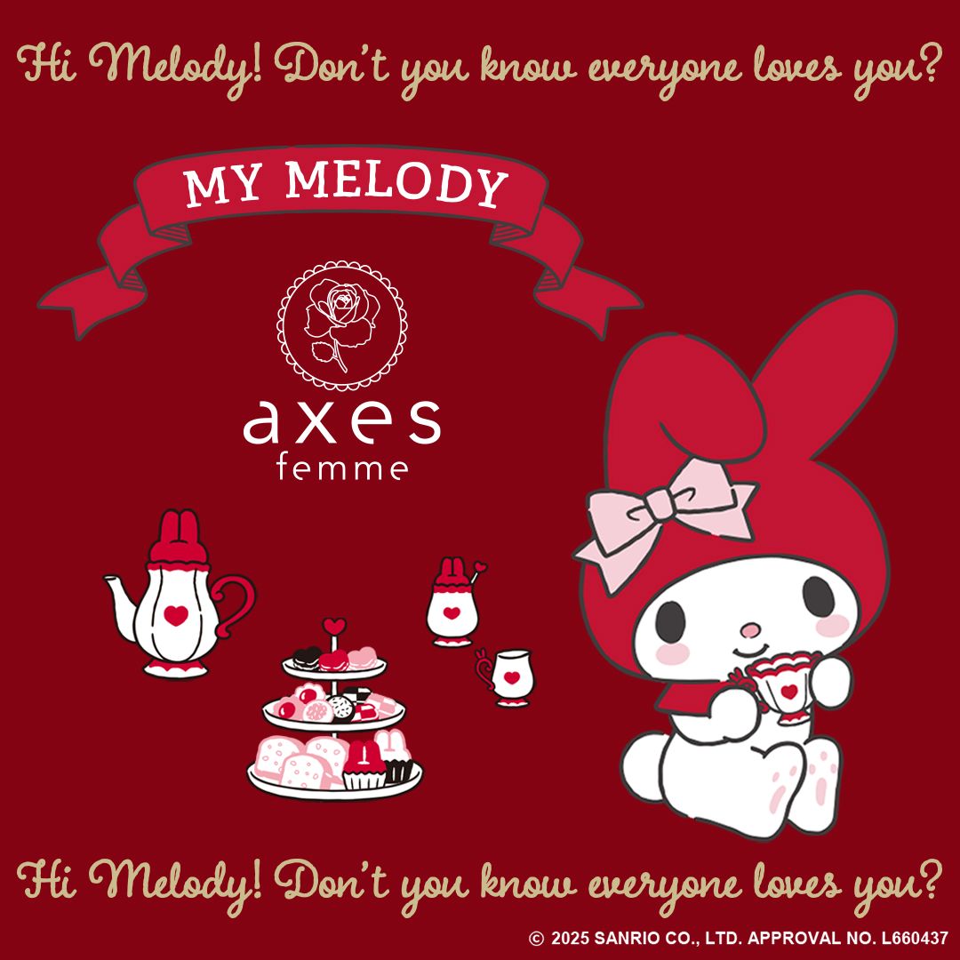 axes femmeiANV[Yt@j̃Vbvj[Xu My Melody × axes femme v
