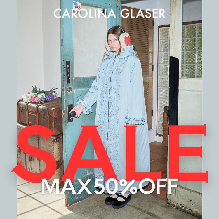 CAROLINA GLASER�i�J�����i �O���C�T�[�j�̃V���b�v�j���[�X�u�yMAX50%OFF�I�z�_�{�����V�tSALE�X�^�[�g�I�^�v