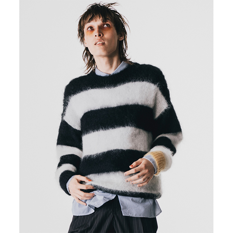 待望の再入荷! uniform experiment MOHAIR BORDER KNIT | www