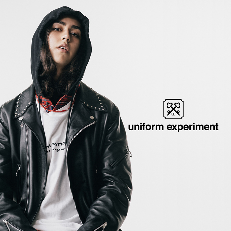 話題の行列 uniform experiment×JAMES GROSE ダブルライダース