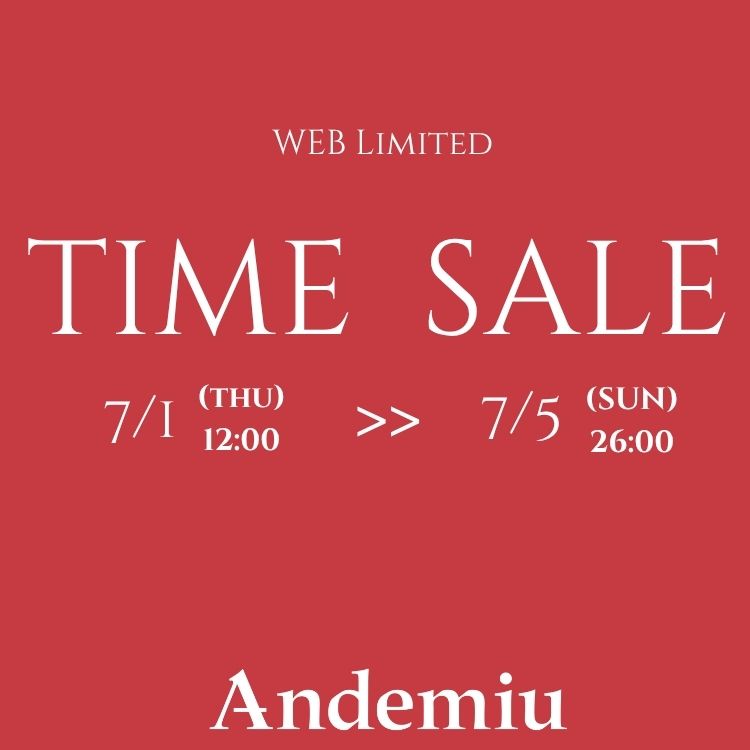 Andemiu�i�A���f�~���E�j�̃V���b�v�j���[�X�u�yTIME SALE�I�z�V�G���g���[�A�C�e���ɒ��ځI �v