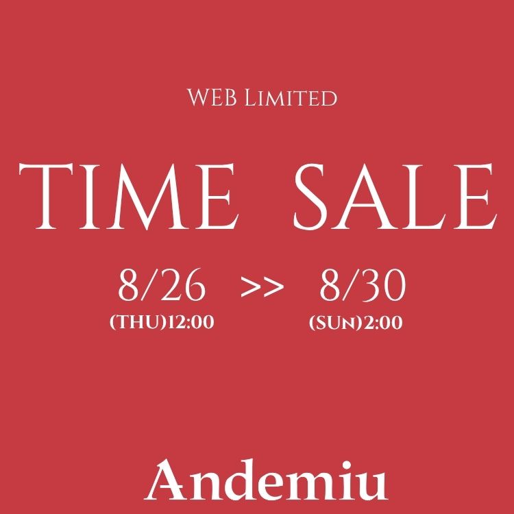 Andemiu�i�A���f�~���E�j�̃V���b�v�j���[�X�u�yTIME SALE�I�z�V�G���g���[�A�C�e���ɒ��ځI �v