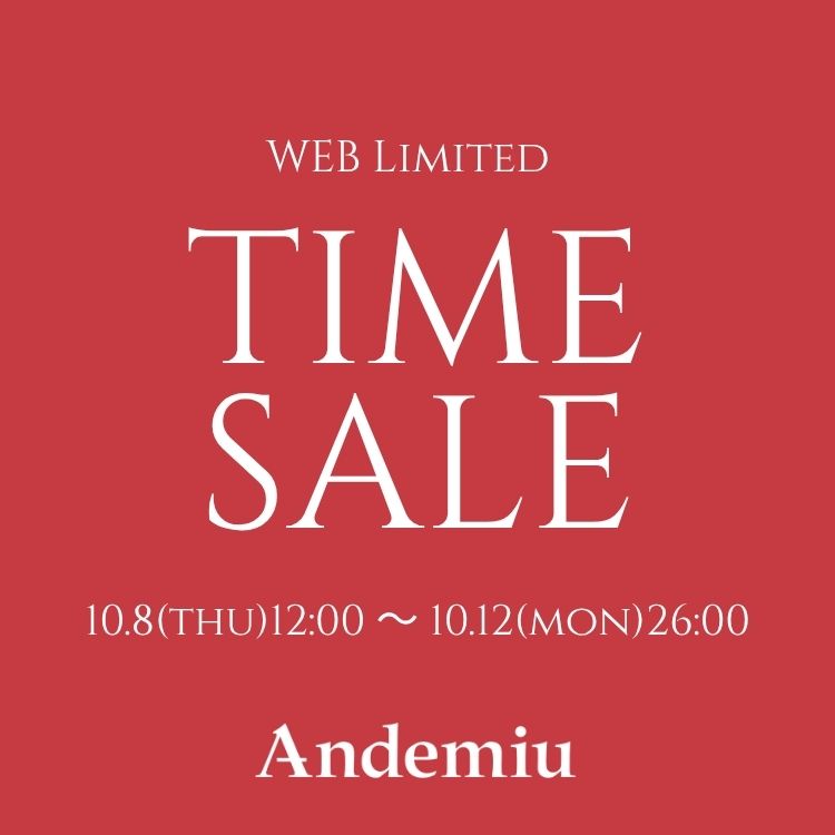 Andemiu�i�A���f�~���E�j�̃V���b�v�j���[�X�u�yAndemiu�zTIME SALE�J�Ò��I �v
