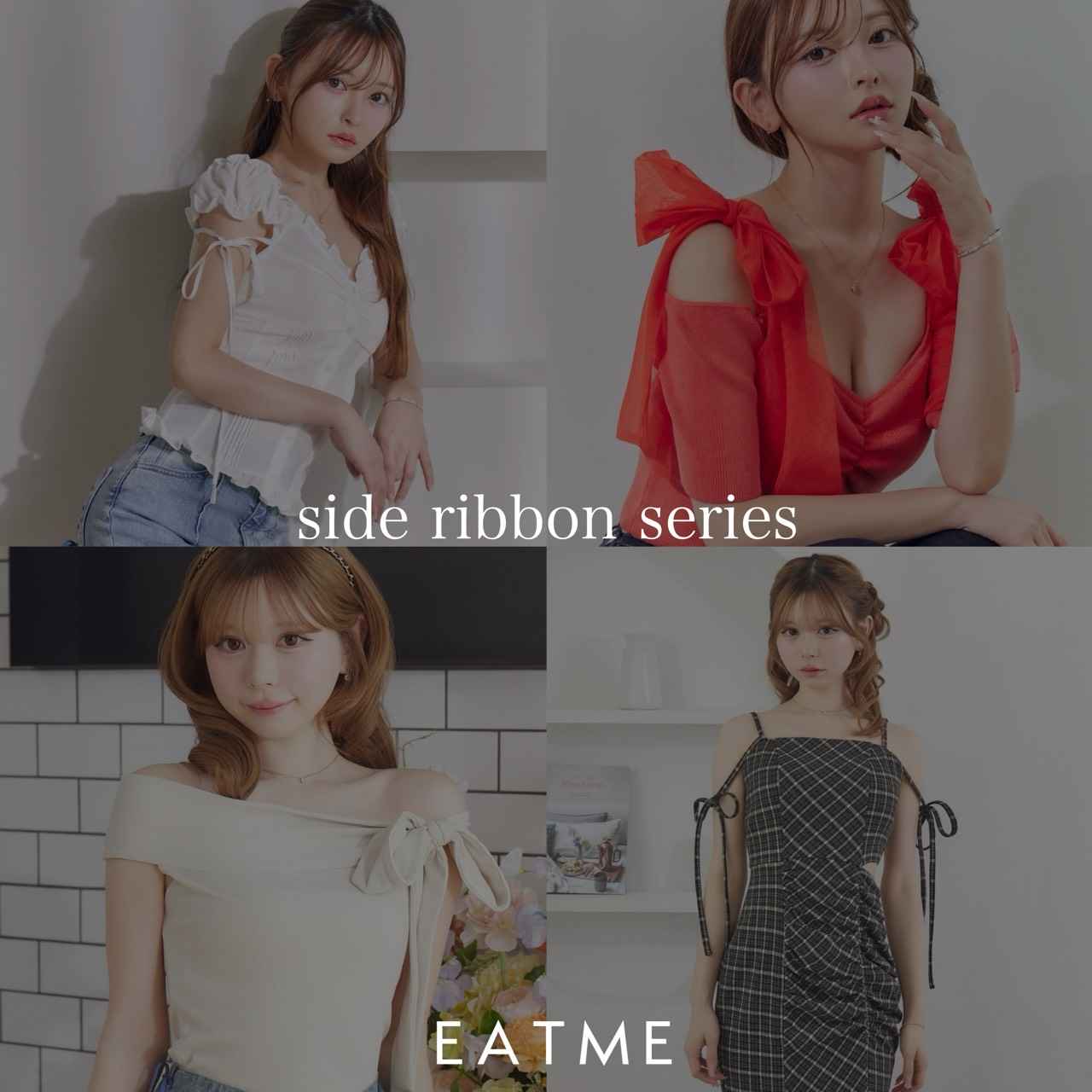 ディープスリットマーメイドチェックワンピース（ワンピース）｜EATME 