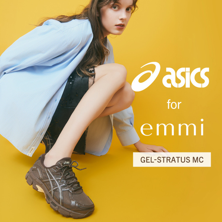 emmi�i�G�~�j�̃V���b�v�j���[�X�uASICS for emmi �v