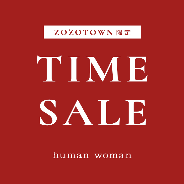human woman�i�q���[�}���E�[�}���j�̃V���b�v�j���[�X�uTIME SALE�I�v