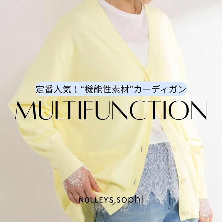 NOLLEY'S�i�m�[���[�Y�j�̃V���b�v�j���[�X�u�yNOLLEY�fS sophi�z��Ԑl�C�I�@�\���f�ރJ�[�f�B�K���v