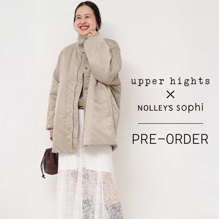 NOLLEY'S�i�m�[���[�Y�j�̃V���b�v�j���[�X�u�yUpper hights×NOLLEY'S sophi�zExclusive outer PRE ORDER�v