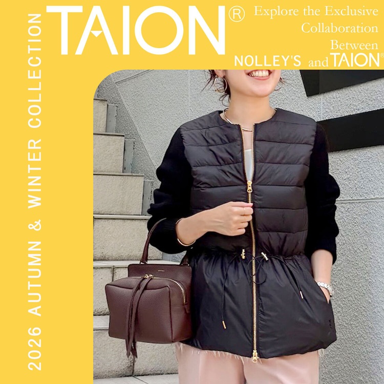 TAION×LIMONTA】別注ベロアパイピングショートダウン（ダウン