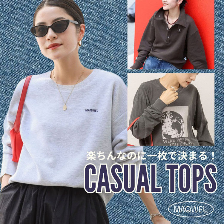 NOLLEY'S�i�m�[���[�Y�j�̃V���b�v�j���[�X�u�yMAQWEL�zCASUAL TOPS�v