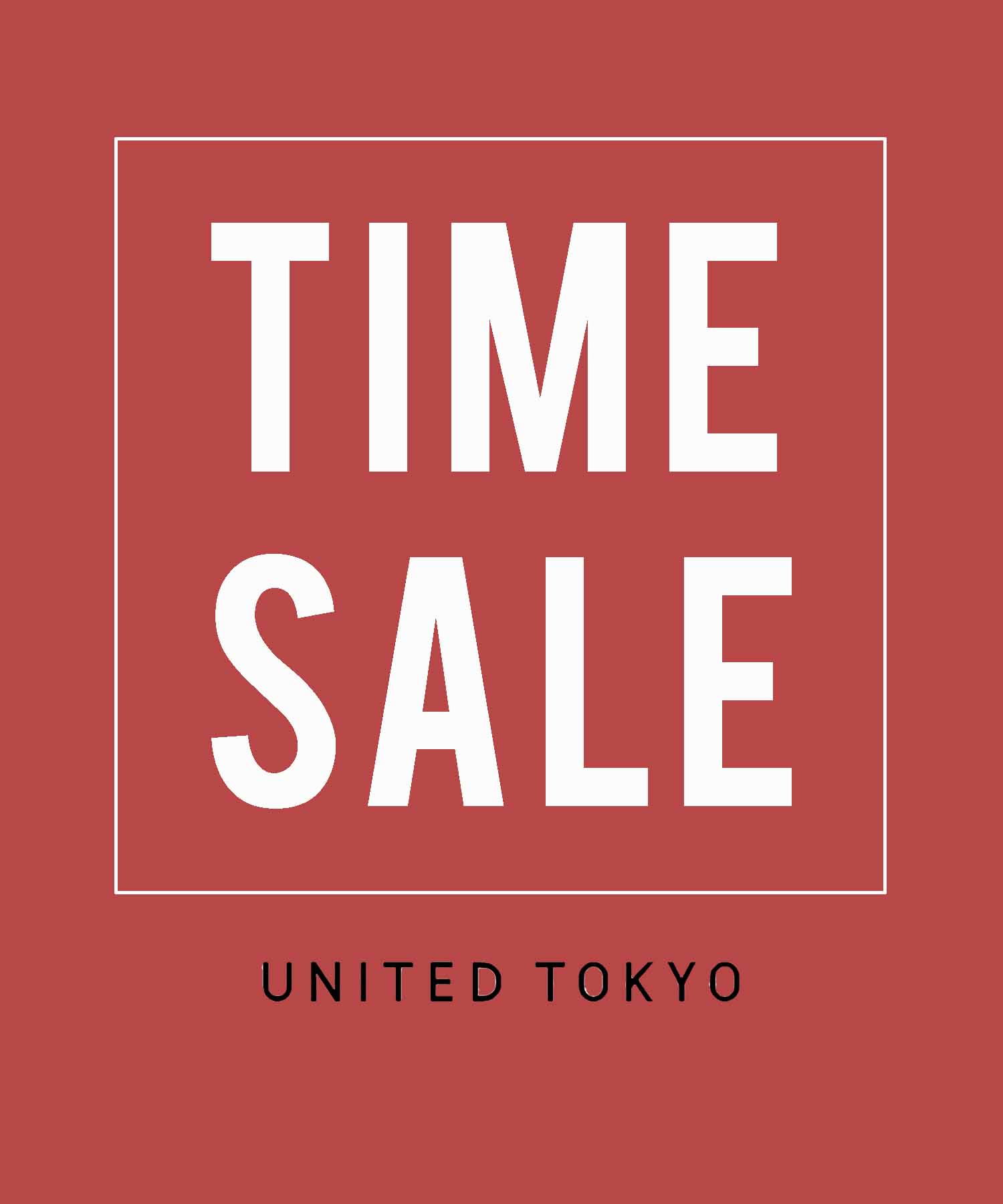 United Tokyo ユナイテッド トウキョウのトピックス Unitedtokyo タイムセール開催中 Zozotown