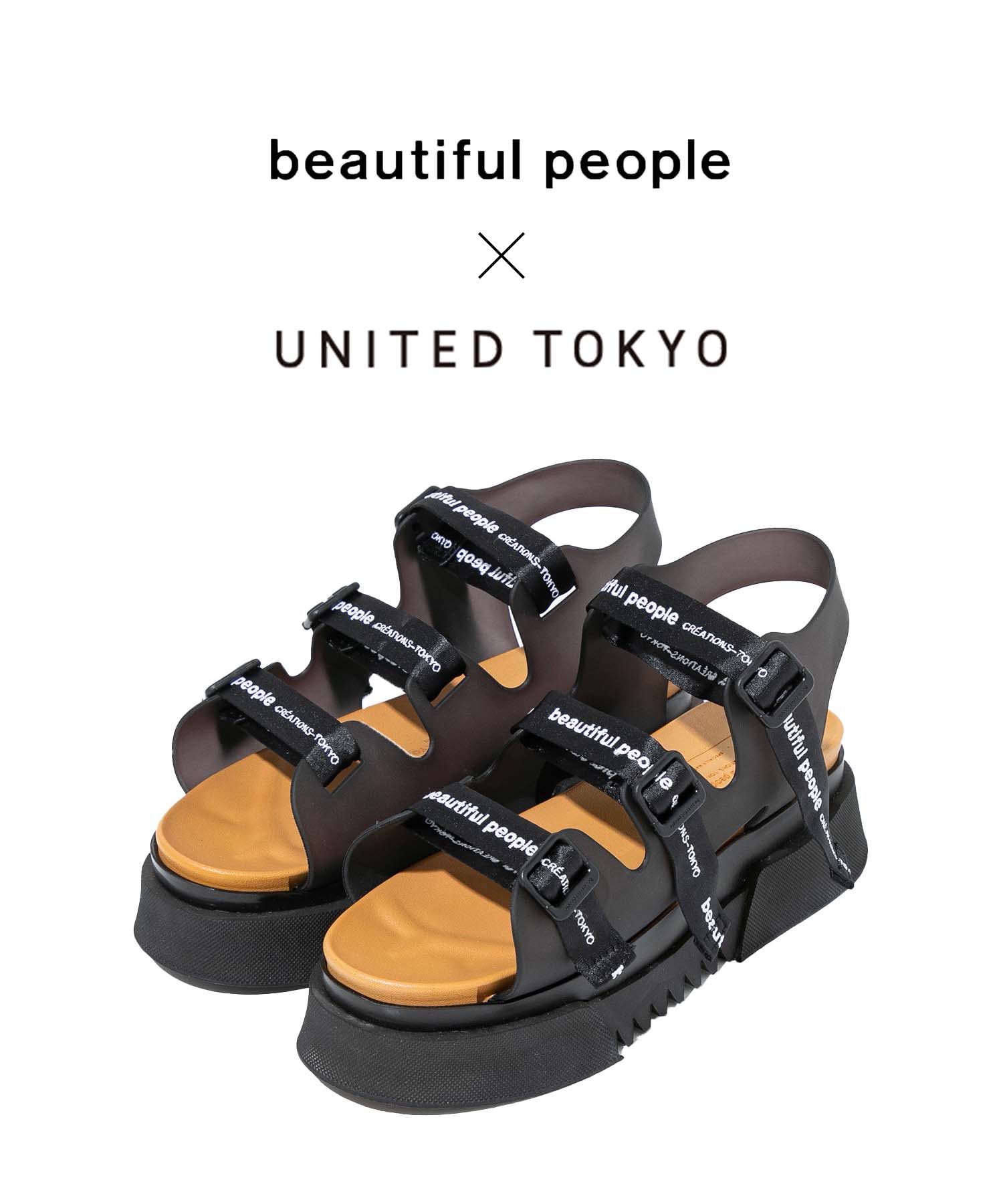 beautiful people UNITED TOKYO別注コラボサンダル - rehda.com