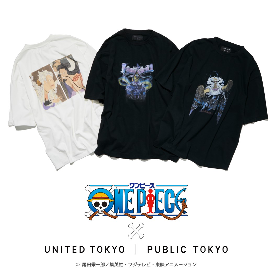 ONE PIECE ルフィ ギア5 バンド Tシャツ UNITED TOKYO - Tシャツ ...