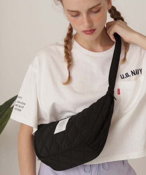 AVIREX WOMANiABbNX E[}j̃Vbvj[XuMINI BONDING SHOULDER BAGv