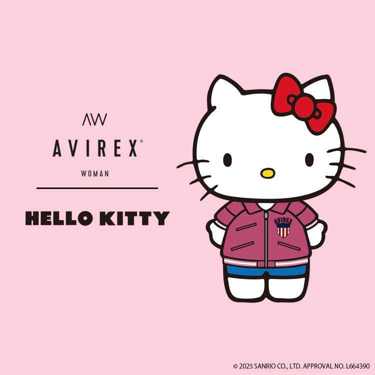 AVIREX WOMAN�i�A���B���b�N�X �E�[�}���j�̃V���b�v�j���[�X�u�yAVIREX×HELLO KITTY�z�R���{���[�V���� ��s�\��START�v