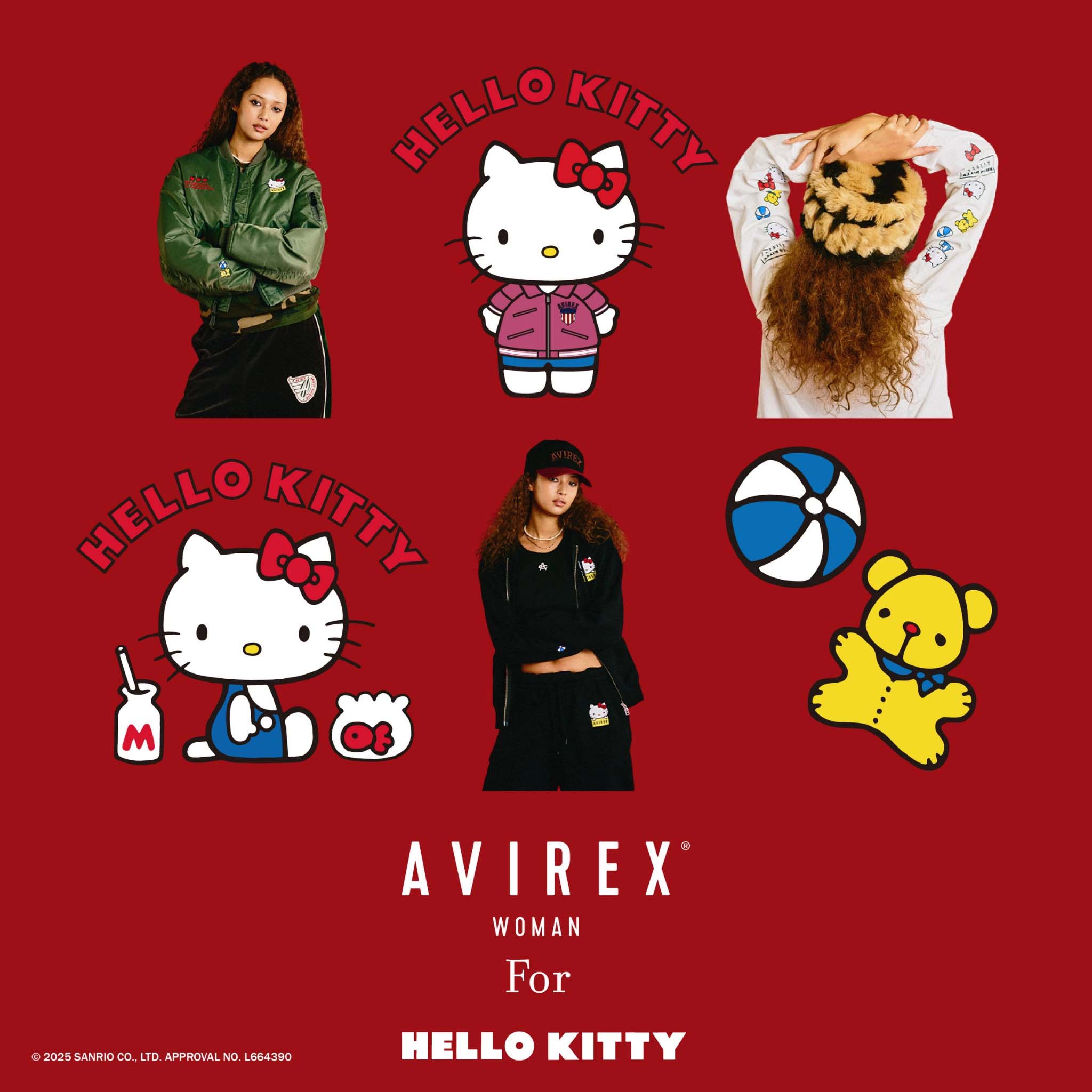 AVIREX WOMAN�i�A���B���b�N�X �E�[�}���j�̃V���b�v�j���[�X�u�yAVIREX×HELLO KITTY�zCollaboration�v