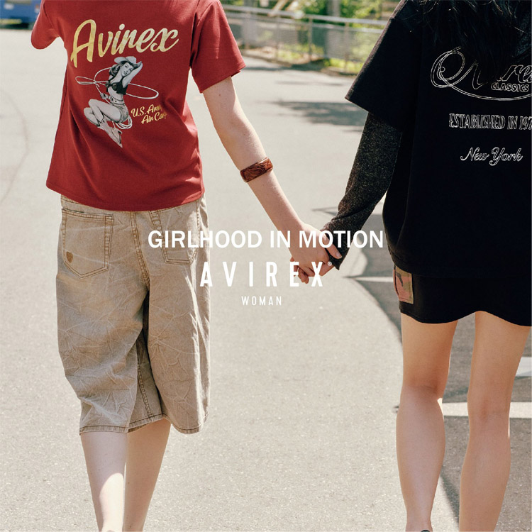 AVIREX WOMAN�i�A���B���b�N�X �E�[�}���j�̃V���b�v�j���[�X�u�f26MID SUMMER T-SHIRT COLLECTION�v