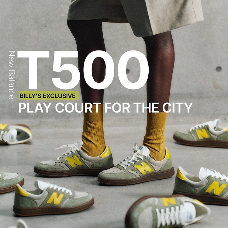 BILLY'S ENT�i�r���[�Y �G���^�[�j�̃V���b�v�j���[�X�u�yBILLY'S EXCLUSIVE�zNewBalance T500 Release !�v