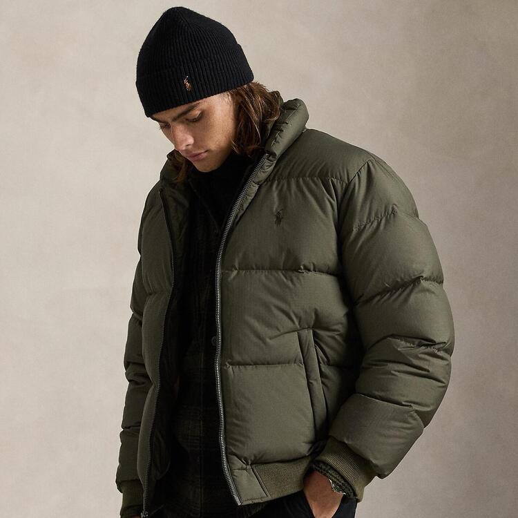 【ヤドカリ】美品☆ RALPH LAUREN ダウンジャケットコートグレー POLO RALPH LAUREN（ポロ・ラルフローレン） ダウンジャケット CRLY