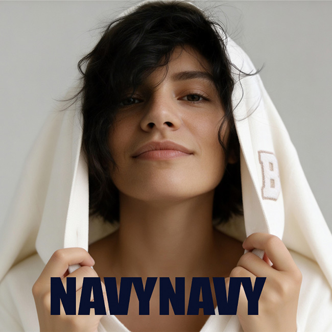 NATURAL BEAUTY BASIC�i�i�`�������r���[�e�B�[�x�[�V�b�N�j�̃V���b�v�j���[�X�u�yNAVY NAVY�z26FW LOOK! �v