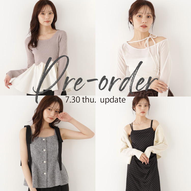 PROPORTION BODY DRESSING�i�v���|�[�V�����{�f�B�h���b�V���O�j�̃V���b�v�j���[�X�uNEW COLLECTION PREORDER START!!!�v